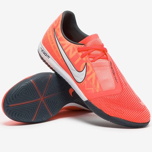 Nike Zoom Phantom Venom Pro IC Indoor Soccer Shoe - Bright Mango/White Size 5.5 - Picture 1 of 10
